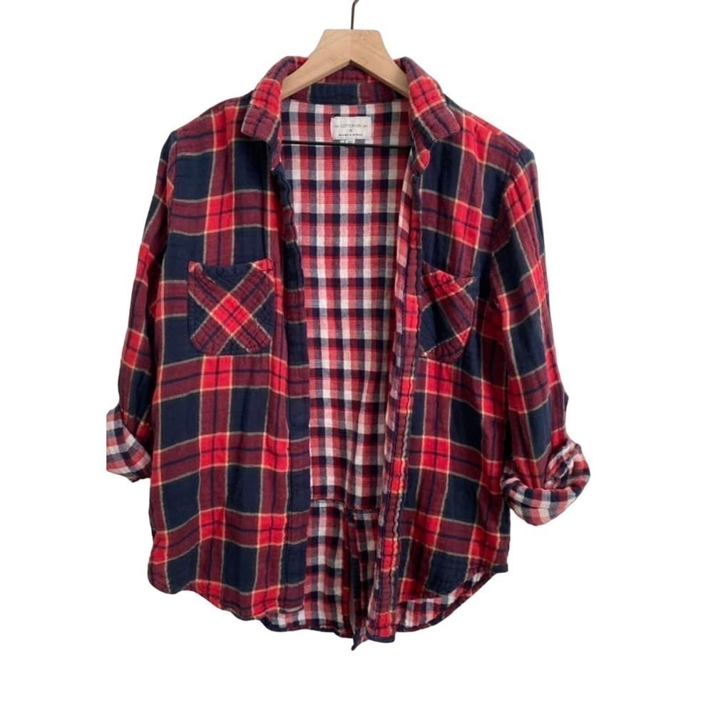 Cotton On Women’s Flannel Button Up Size XS​​​​​​​​​​​